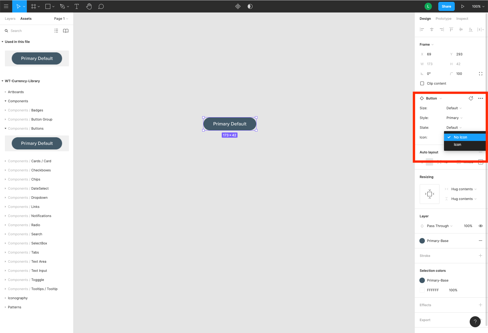 Setting asset variants