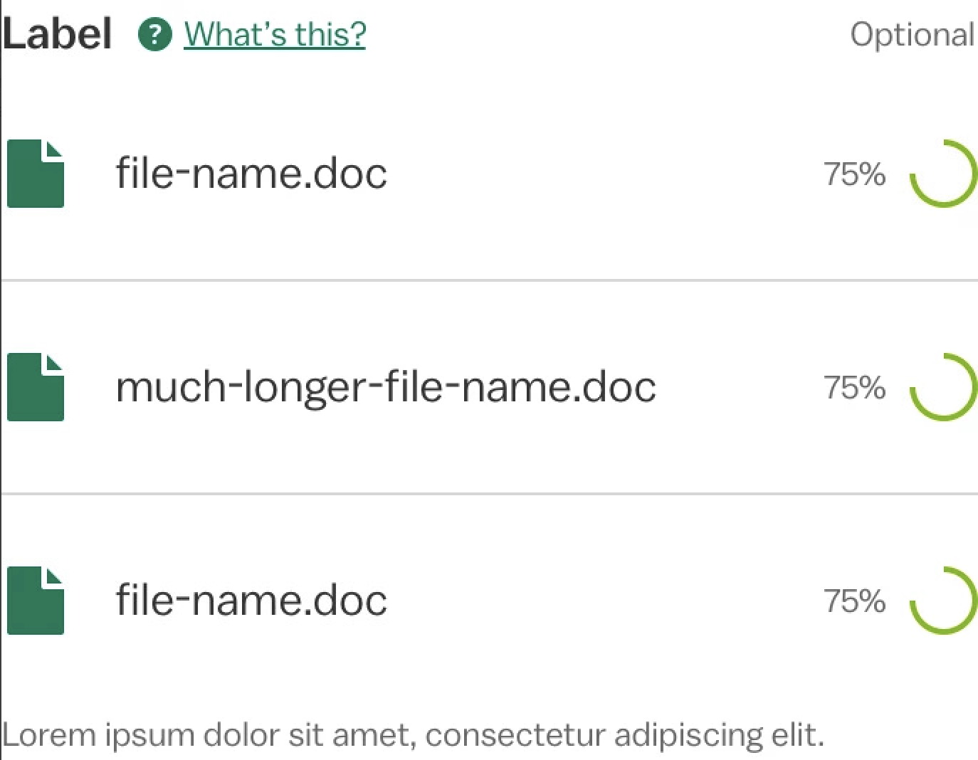 Files in Uploading state