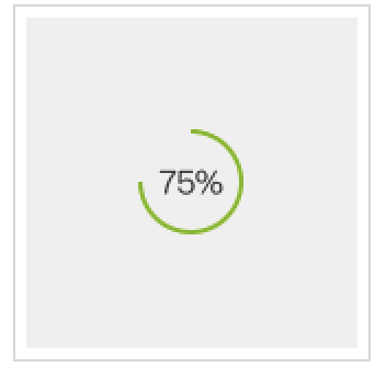 Thumbnail with percentage loading